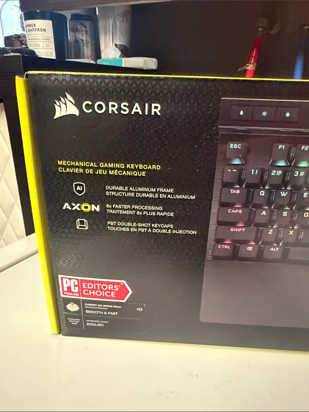 Corsair K70 RGB PRO Mechanical Keyboard — Black with Multi-color RGB